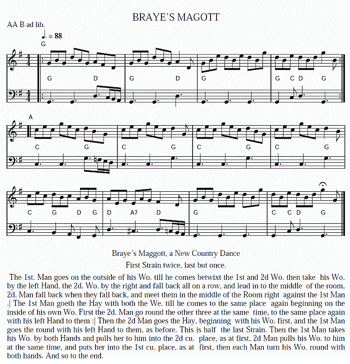 notation: Braye's Magott