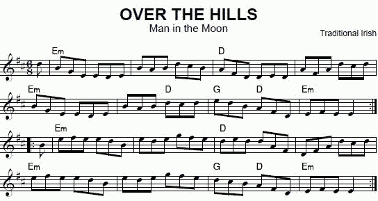 notation: Over the Hills